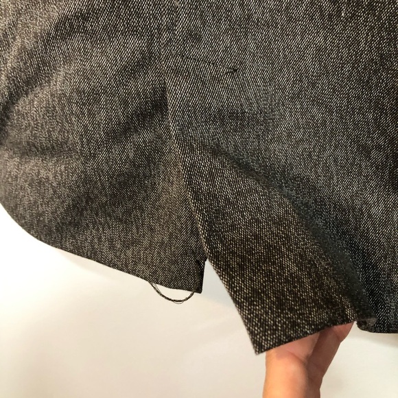 Coldwater Creek Pencil Skirt Career Brown Zipper Pockets Lined Double Slit - Picture 11 of 11